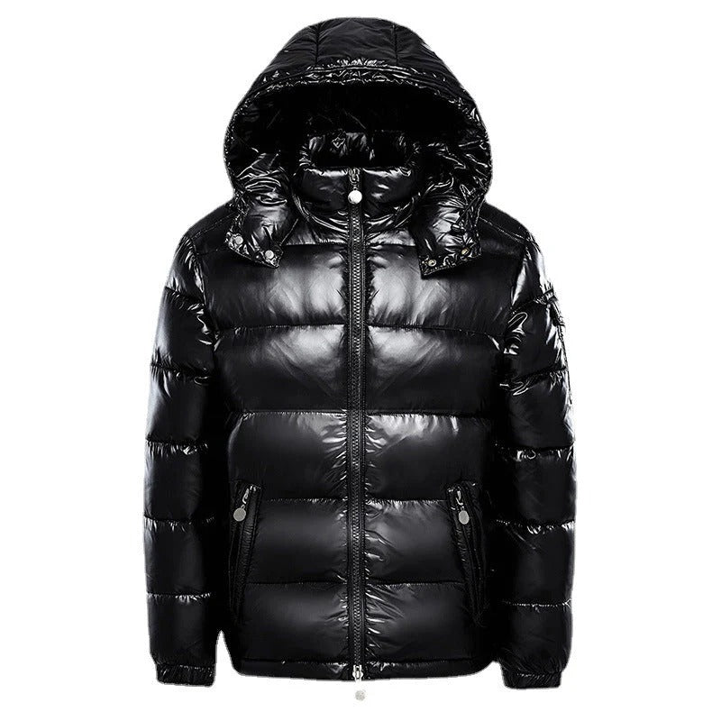 Men's Winter Hooded Puffer Jacket – Urban Warmth and Style