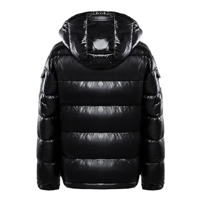 Men's Winter Hooded Puffer Jacket – Urban Warmth and Style